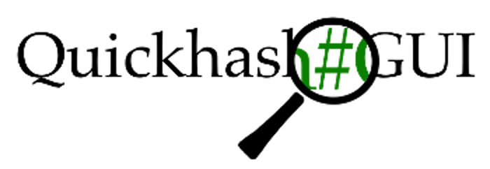 Quickhash GUI Logo - Retina Version - courtesy of D.W. Nickerson